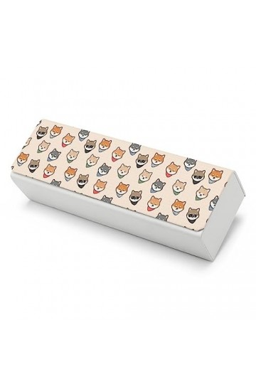 ASDTEHCY Étui à lunettes Shiba Inu - Motif chien - Pour homme et femme - Pour voyage, travail, Motif chien Shiba Inu, taille 