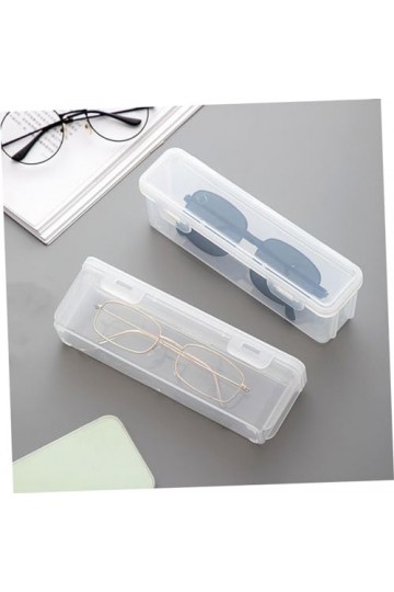 FOYTOKI 2 Pièces Boîte à Lunettes Étuis à Lunettes De Soleil Affichage De Lunettes De Soleil Rangement De Boite En Plastique 