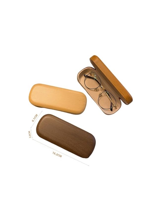 UV STYLISH Lot de 3 étuis à lunettes rigides portables - Résistant aux rayures - Pour femme - Livré pour le nettoyage - Avec 