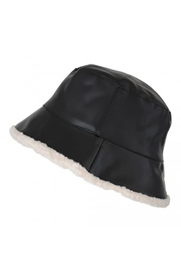 TOUTACOO, Bob de Pluie, Ciré Mat, Imperméable, Intérieur Fourré Noir 