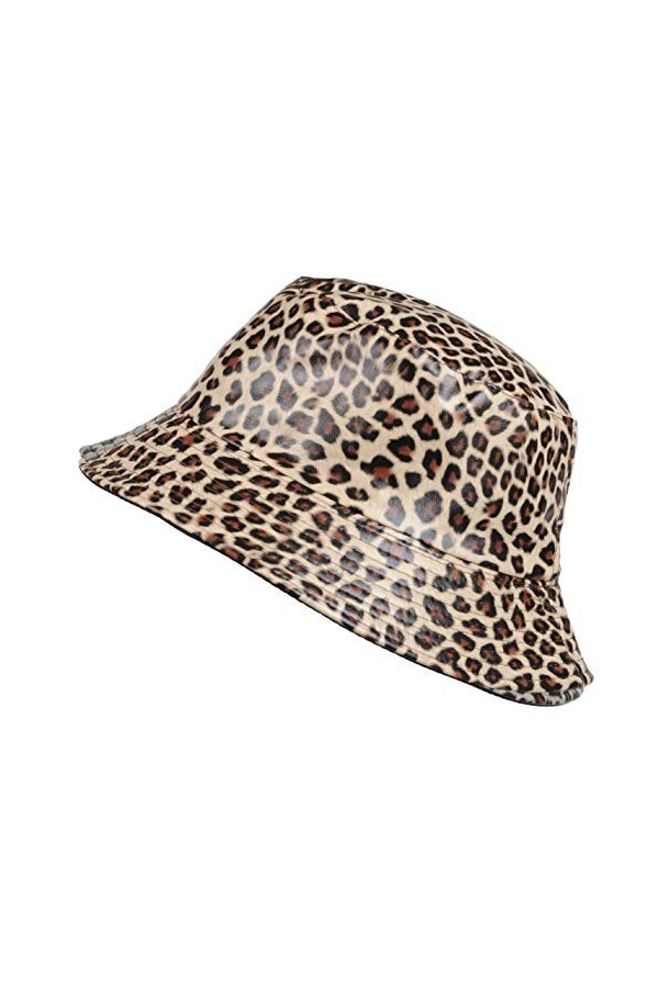 TOUTACOO, Bob de Pluie, Ciré Mat, Imperméable, Intérieur Fourré Noir 