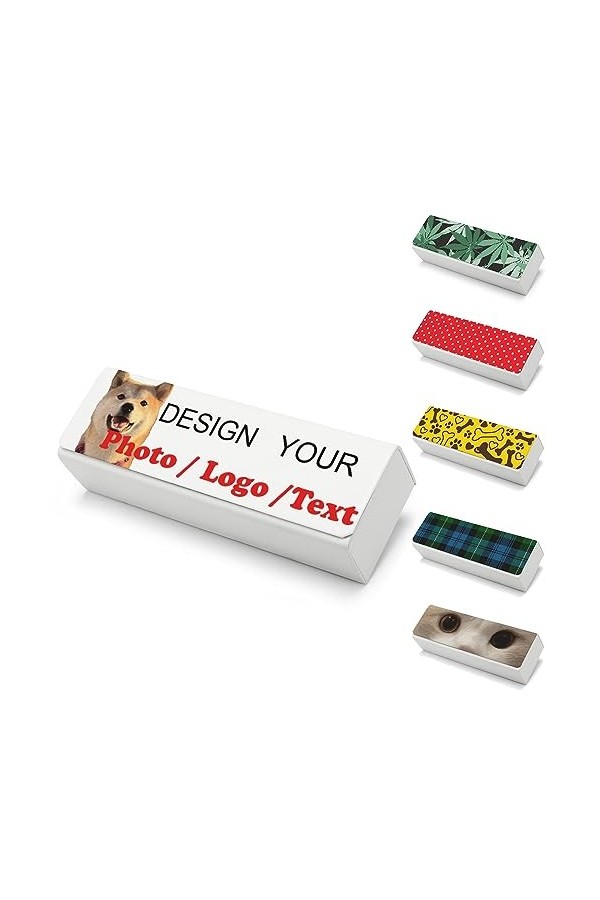 Lawenp Étuis à lunettes à coque souple unisexe personnalisés étui à lunettes personnalisé étui à lunettes de soleil personnal