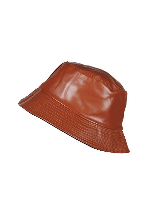 TOUTACOO, Bob de Pluie, Ciré Mat, Imperméable, Intérieur Fourré Noir 