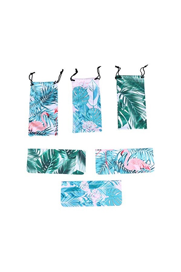 Amosfun 3Pcs Lunettes Souples Pochette Lunettes de Soleil Sac de Rangement Lunettes Sac de Voyage Lunettes de Lecture Pochett