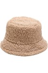 Bob Chapeau de Pêcheur en Peluche Femme Chapeau Hiver Chaud Chapeaux de Seau en Fausse Fourrure Hiver Bob Chapeau Femme Homme