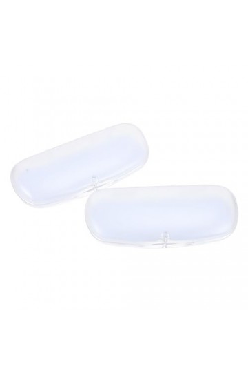 GLSTOY 2 Boîtes Étui à Lunettes Étui Lunettes Transparent Lunettes Étui à Fermeture Éclair Écouteurs Étui De Transport Conten