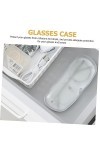 GLSTOY 2 Boîtes Étui à Lunettes Étui Lunettes Transparent Lunettes Étui à Fermeture Éclair Écouteurs Étui De Transport Conten