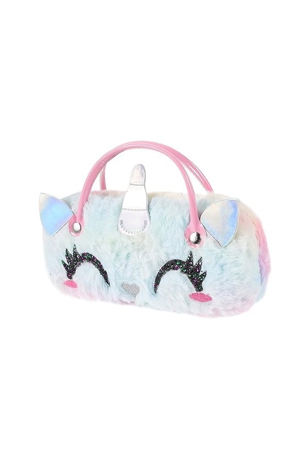 OATIPHO à Lunettes Licorne Pochette Portable à Lunettes De Soleil Licorne Pochette Pour Lunettes De Soleil Avec Poignée Sacs