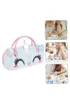 OATIPHO à Lunettes Licorne Pochette Portable à Lunettes De Soleil Licorne Pochette Pour Lunettes De Soleil Avec Poignée Sacs