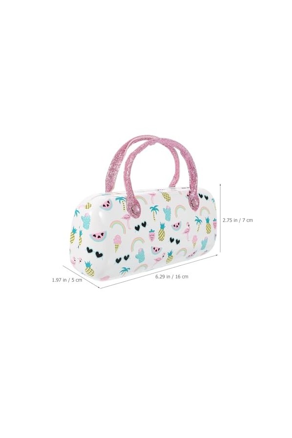 GALPADA Organisateur De Lunettes De Soleil Collecteur Boîte À Lunettes De Dessin Animé Portable Lunettes De Soleil De Voyage 