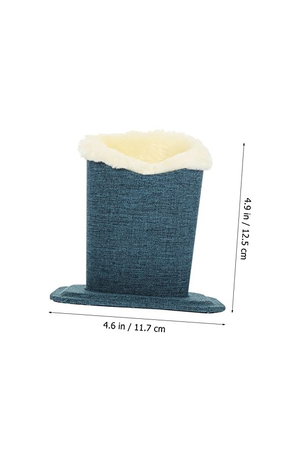 ABOOFAN 2 Pièces Porte-Lunettes En Tissu Support De Lunettes Étui À Lunettes Doublé En Peluche Lunettes De Soleil En Peluche 