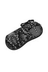 ZYVIA Étui à lunettes souple ultra léger et portable à pois noirs et blancs - Coque de protection multi-usages résistante aux