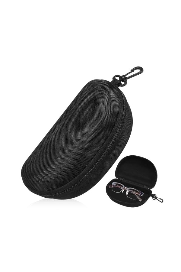 ifundom À Lunettes Portable Boîte À Lunettes À Fermeture Éclair À Lunettes Dextérieur Porte-Lunettes Déquitation