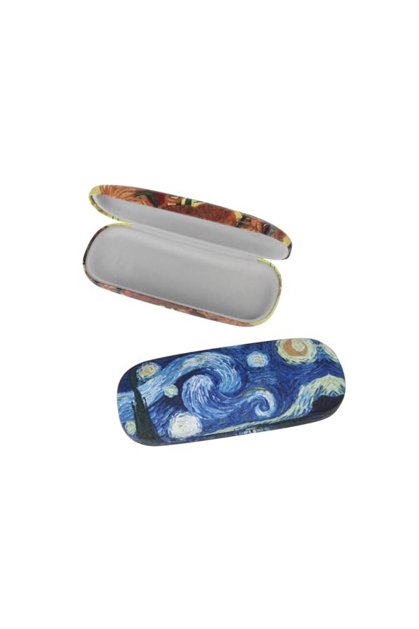 CHILDWEET 2 Pièces Boîte à Yeux De Peinture à Lhuile Lunette Rigide à Lunettes De Taille à Lunettes Nuit Étoilée Mignon Des 