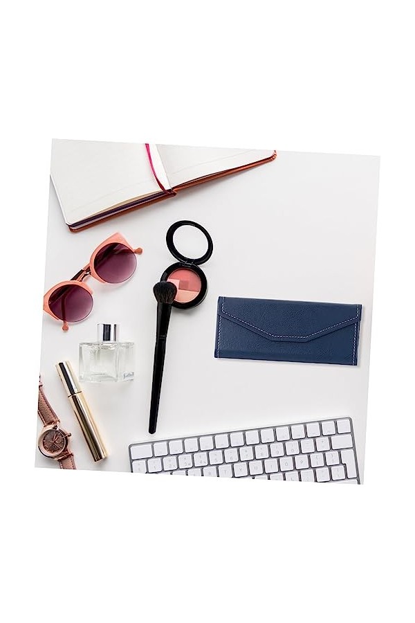 minkissy 2 Pièces Étui À Lunettes Lunettes Organisateur De Stockage Pliable Étui À Lunettes De Soleil Coque Rigide Étui À Lun