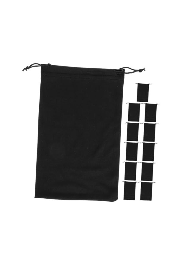 Yardwe 12 Pièces Porte-Lunettes DExtérieur Pochette Pour Sac Pour Lunettes De Neige Pochette À Cordon Souple Sac Pour Lunett