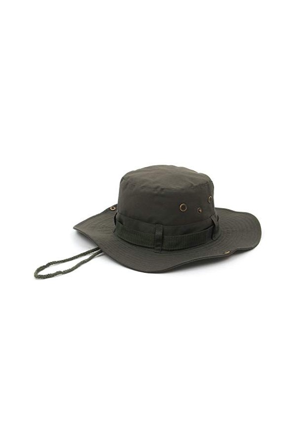 GEMVIE Chapeau Bob Homme Femme Chapeau de Soleil Anti-UV Été Pliable Chapeau de Pêche avec Mentonnière pour Alpinisme Randonn