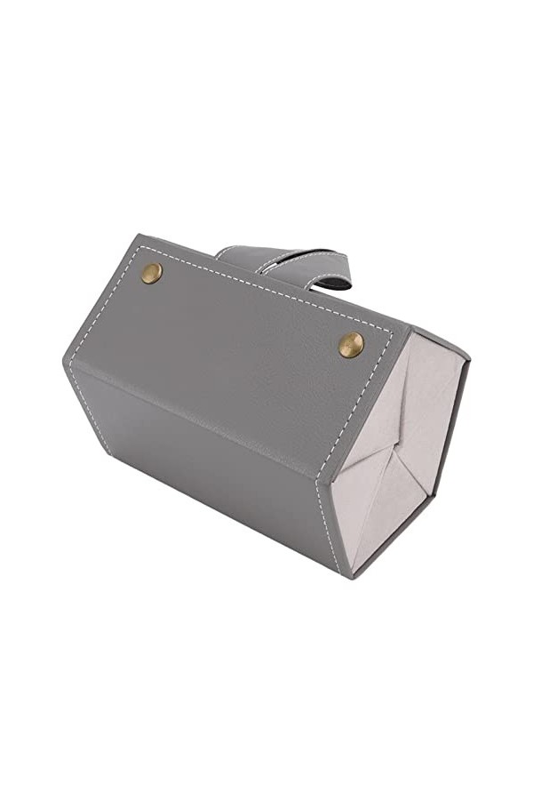 Estink Étui de Rangement Pliable pour Lunettes de Soleil, Rangement de Lunettes de Voyage en Cuir PU à Plusieurs Fentes pour 