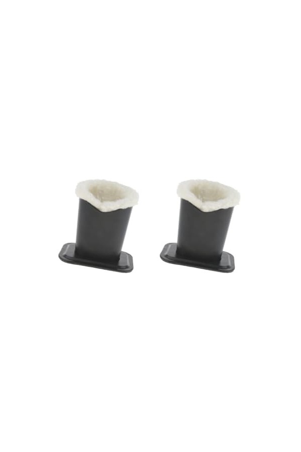 Paowsietiviity Lot de 3 supports à lunettes en cuir synthétique avec doublure en peluche 02