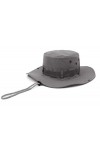GEMVIE Chapeau Bob Homme Femme Chapeau de Soleil Anti-UV Été Pliable Chapeau de Pêche avec Mentonnière pour Alpinisme Randonn