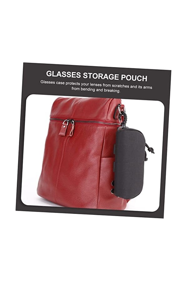 TENDYCOCO Étui à Lunettes Sac De Rangement Pour Lunettes De Soleil Petite Pochette à Lunettes Protecteur De Lunettes Sac à Lu