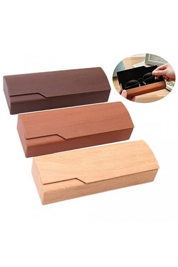 Étuis à Lunettes pour Homme et Femme Étui à Lunettes Rigide Étui à Lunettes Rigide Femme 3 Pièces Étui à Lunettes Rigide Port