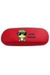 Taperso Etui rouge lunettes dinosaure kawaii
