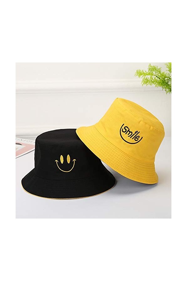 TX Chapeaux de Seau Unisexes,Coton Chapeau de Soleil Pliable pour la randonnée Camping Voyage pêche 1 pièce 