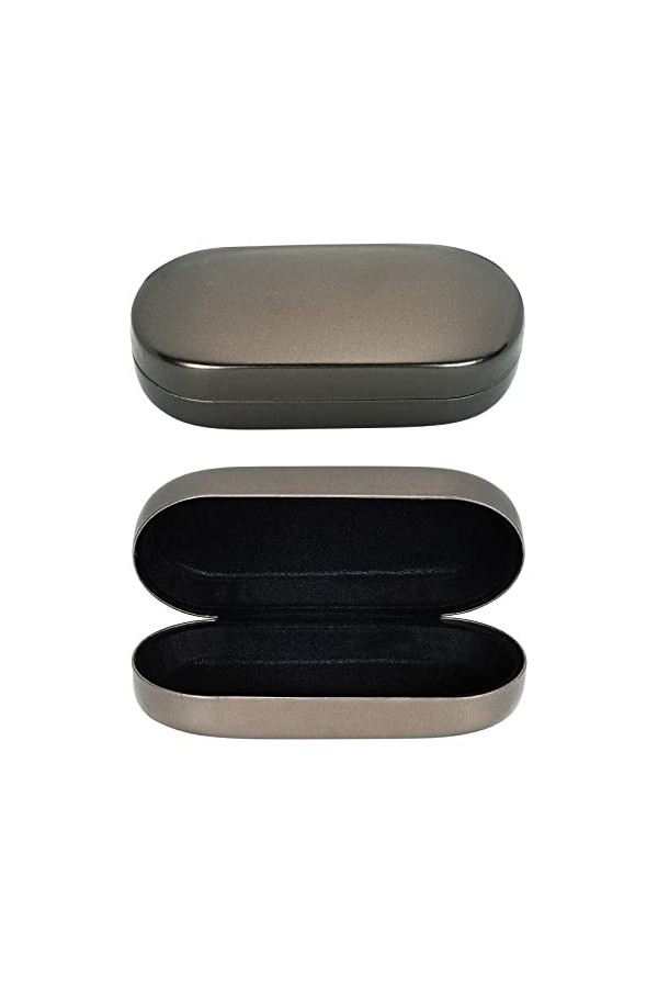 molshine Étui à lunettes de soleil à coque rigide, grand étui à lunettes classique pour femmes hommes, lunettes de soleil Br