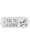 Etui à Lunettes "Je ne Peux Jai une Licorne"