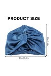 Tadipri Soie Bonnet Satin Cheveux Nuit, Bonnet Soie Cheveux Nuit Bonnet De Nuit Satin Bonnet En Satin Femme Élastique Protect