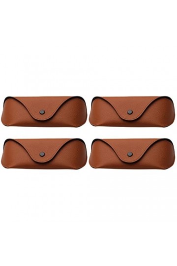 VOSAREA 4 Pièces Étui à Lunettes Portable Étuis De Voyage pour Lunettes Porte-Lunettes Étui à Lunettes De Voiture Protecteur 