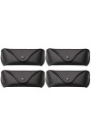 VOSAREA 4 Pièces Étui à Lunettes Portable Étuis De Voyage pour Lunettes Porte-Lunettes Étui à Lunettes De Voiture Protecteur 