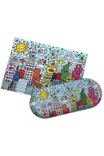 Fridolin Étui à lunettes avec chiffon de nettoyage James Rizzi