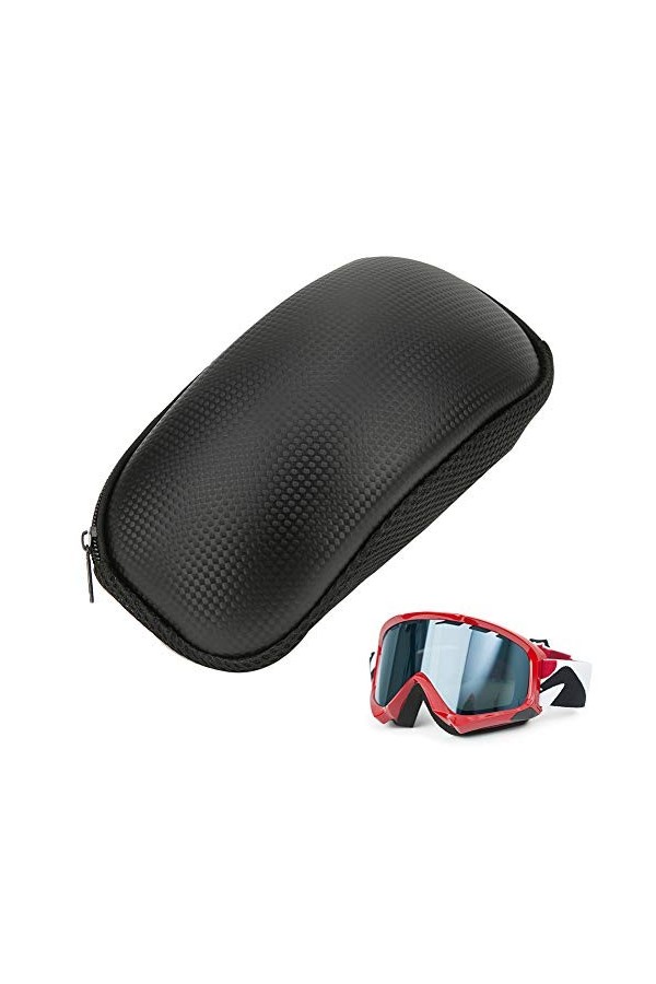 minifinker Boîte de Protection de Lunettes, étui de Lunettes de Ski léger Anti-Rayures Portable Anti-Chute élégant pour Lunet