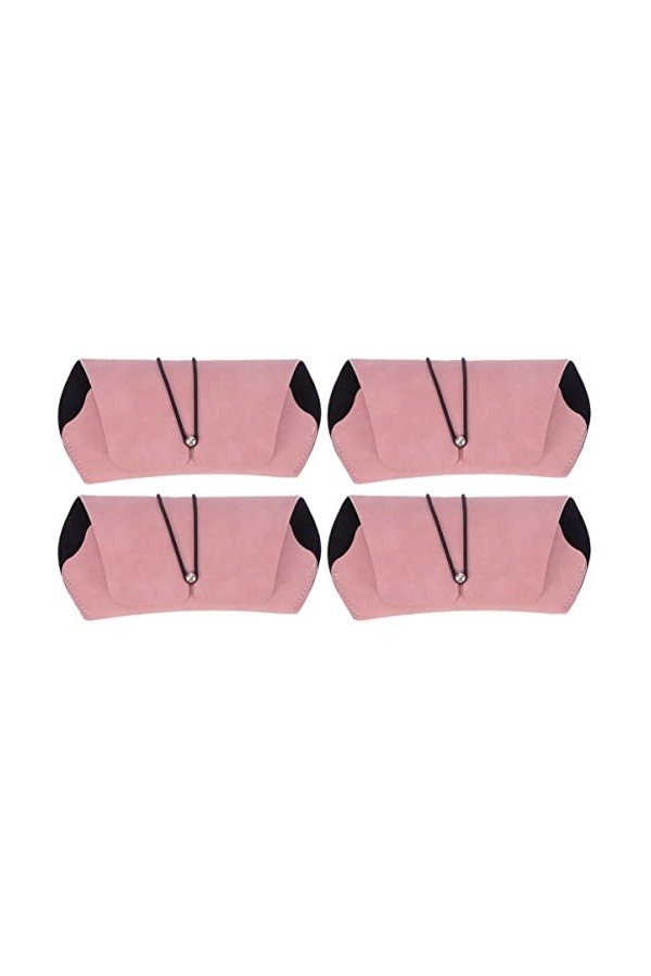 LIFKOME 2 Pièces Étuis Hommes Lunettes Vintage Voyage Cuir Manchon Conteneurs Décoratifs avec Lunettes Mince Étui- Lunettes F