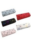Manyo. Portable Étui à Lunettes Rigide, Etui à Lunettes Imprimé Lignes Colorées Boite a Lunette Lunettes de Protection Organi