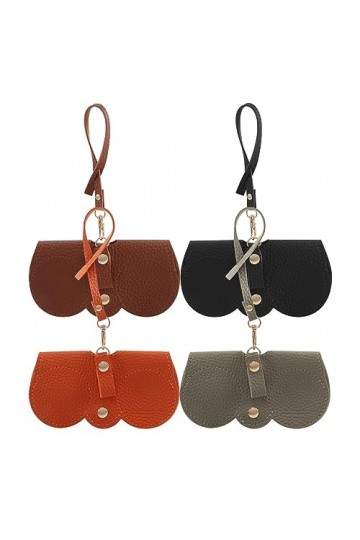 Étui à lunettes de mode, étui à lunettes 4 pièces souple, étui à lunettes de soleil portable, étui à lunettes femme sac à lun