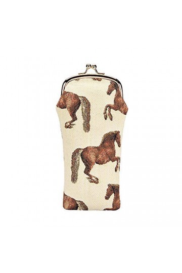 Signare Étui à lunettes Tapisserie pour femme Motif sifflet