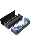 LICHENGTAI Étui à Lunettes avec Strass en Cristal, Diamant Peinture étui à Lunettes Unisexe Portable étui à Lunettes de Solei