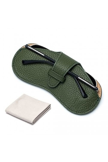 Étui à Lunettes, Vert, M Mixte