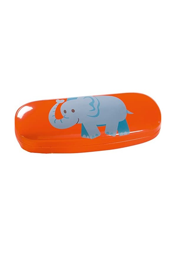 Étui de protection rigide pour lunettes de lecture pour enfants - Design amusant - Pour garçons et filles, Imprimé Éléphant O