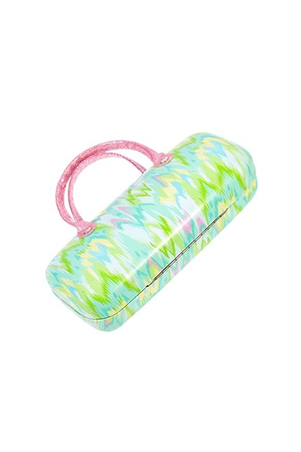 ADOCARN Pu En Cuir Métal Implant Lunettes Métalliques Enfants Étui À Lunettes Lunettes De Soleil Métalliques Pour Les Femmes