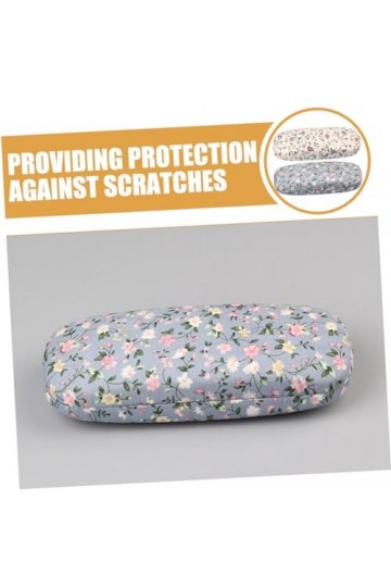 Cabilock 2Pcs Étui À Lunettes Étuis De Rangement Pour Lunettes Lunettes Étui De Rangement Rétro Étui En Verre Dur Étui À Lune