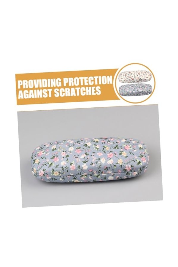 Cabilock 2Pcs Étui À Lunettes Étuis De Rangement Pour Lunettes Lunettes Étui De Rangement Rétro Étui En Verre Dur Étui À Lune