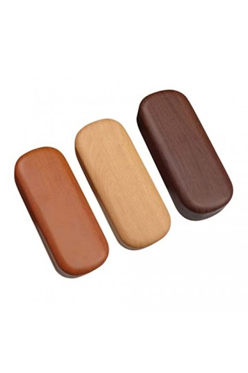 DOITOOL 3 Pièces à Lunettes Caisse De Rangement Bois Étuis à Lunettes Coque Rigide Femme Étuis à Lunettes Pour Hommes Durs Ca