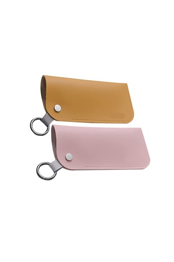 Healifty 2 Pièces Étui à Lunettes Étui En Microfibre Étuis à Lunettes Organisateur De Stockage De Lunettes De Soleil Étui Por