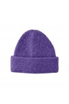 Pieces PCPYRON New Hood Noos BC Bonnet tricoté, Violet, Taille Unique Femme
