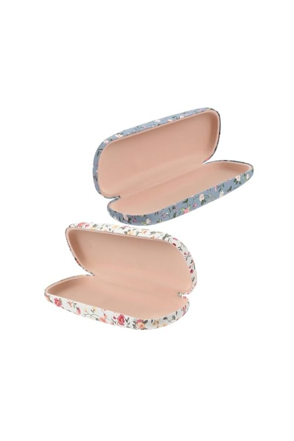 Zerodeko 2 Pièces Étui De Rangement Pour Lunettes Rétro Étui En Verre Dur Couverture De Lunettes De Protection Étui À Lunette