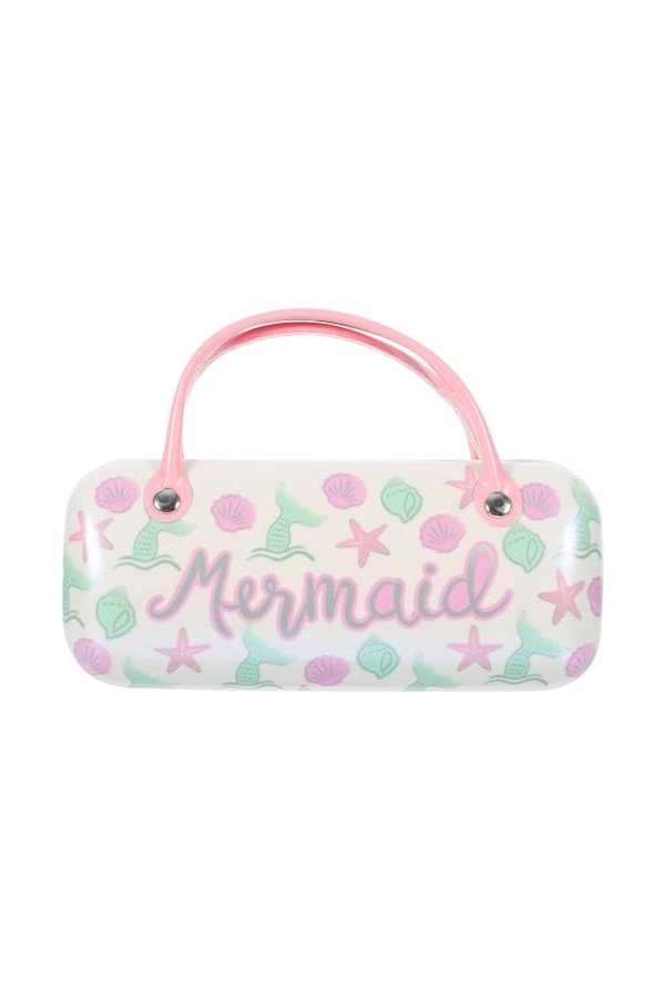 SOIMISS À Lunettes Rigide À Lunettes Sac De Rangement De Maquillage Pochette Portable Pour Lunettes De Soleil Avec Poignée Po